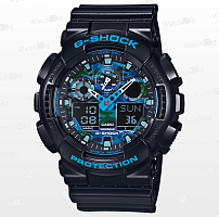 Часы Мужские Casio ANALOG-DIGITAL GA-100 SERIES (GA-100CB-1A)