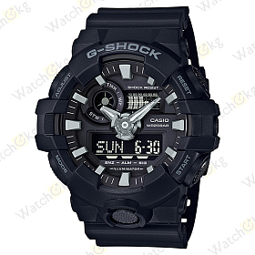 Часы Мужские Casio ANALOG-DIGITAL GA-700 SERIES (GA-700-1B)