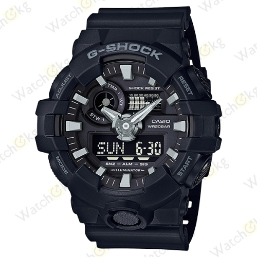 Часы Мужские Casio ANALOG-DIGITAL GA-700 SERIES (GA-700-1B)
