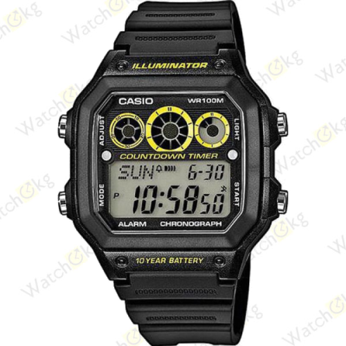 Часы Мужские Casio Digital (AE-1300WH-1A)