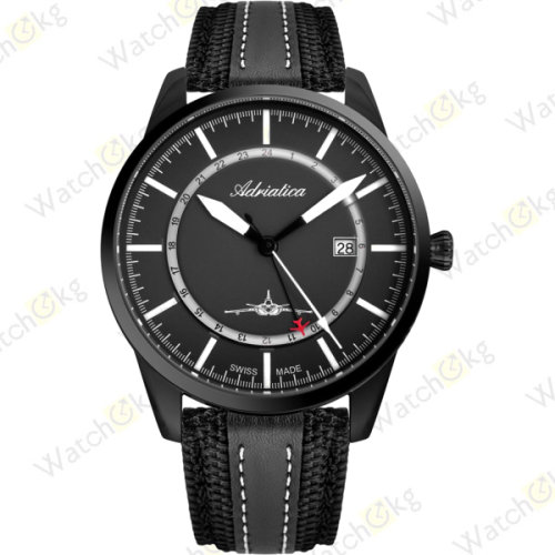 Часы Мужские Adriatica Aviation (A8186B214Q)  | Watch.kg