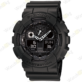 Часы Мужские Casio ANALOG-DIGITAL GA-100 SERIES (GA-100-1A1)