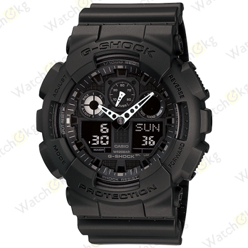 Часы Мужские Casio ANALOG-DIGITAL GA-100 SERIES (GA-100-1A1)