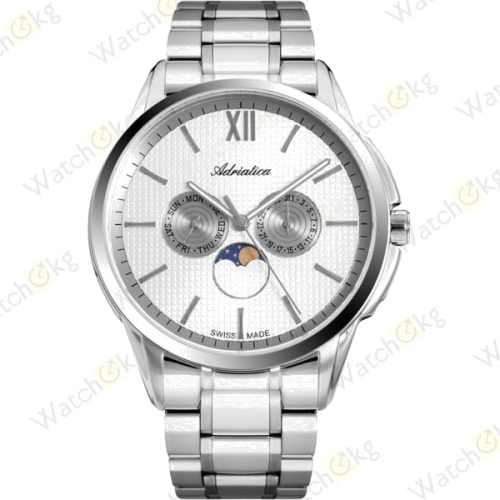Часы Мужские Adriatica Moonphase (A82835163QF)  | Watch.kg