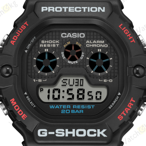 Часы Мужские Casio DIGITAL 5900 SERIES (DW-5900U-1) фото 2
