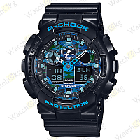 Часы Мужские Casio ANALOG-DIGITAL GA-100 SERIES (GA-100CB-1A)