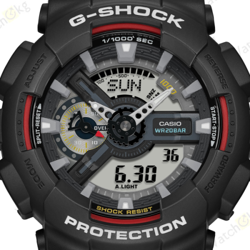 Часы Мужские Casio ANALOG-DIGITAL 110 SERIES (GA-110RL-1A) фото 3
