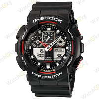 Часы Мужские Casio ANALOG-DIGITAL GA-100 SERIES (GA-100-1A4)