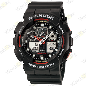 Часы Мужские Casio ANALOG-DIGITAL GA-100 SERIES (GA-100-1A4)