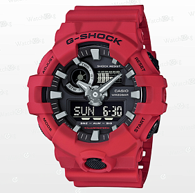 Часы Мужские Casio ANALOG-DIGITAL GA-700 SERIES (GA-700-4A)