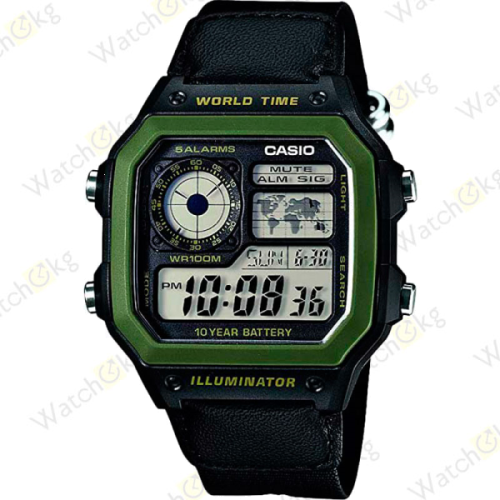 Часы Мужские Casio Digital (AE-1200WHB-1B)