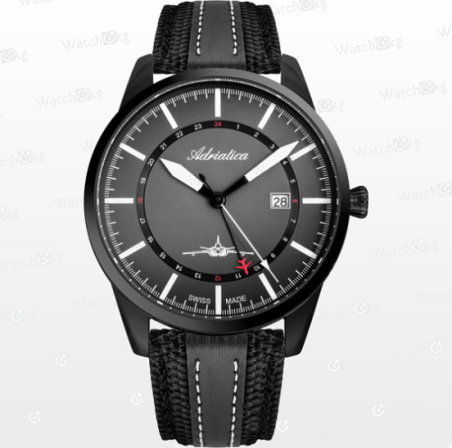 Часы Мужские Adriatica Aviation (A8186B217Q)  | Watch.kg