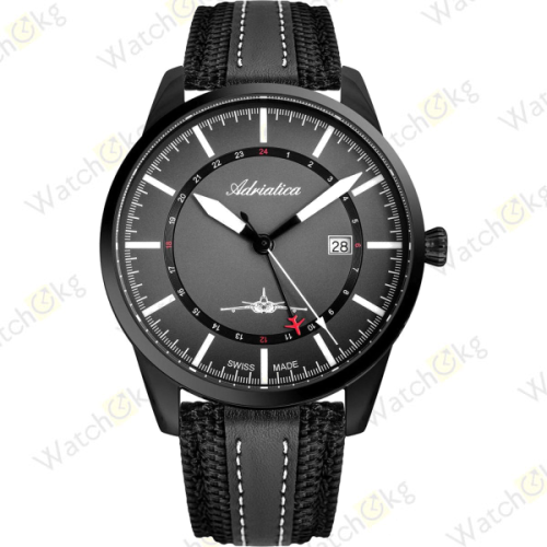 Часы Мужские Adriatica Aviation (A8186B217Q)  | Watch.kg