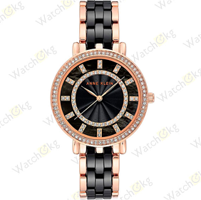 Часы Женские Anne Klein Дизайнерские, Повседневные (AK/3810BKRG)